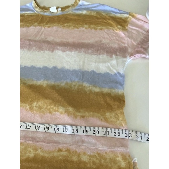 BP Shirt Womens XL Multicolor Striped Long Sleeve Tunic Top Soft Knit Boho - Picture 8 of 8